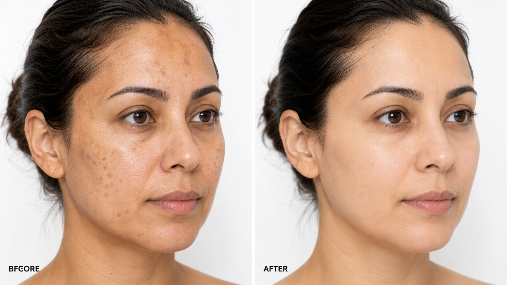 Before and after: pigmentation and dark spots